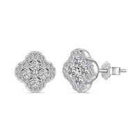 [Bieber Jewelry ]Four-Leaf Clover Flower Shaped Earrings