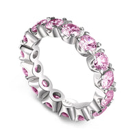[Bieber Jewelry ]Eternity Round Cut Tennis Ring