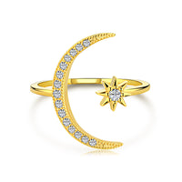 [Bieber Jewelry ]Eternity Moon & Star Ring