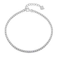 [Bieber Jewelry ]Radiant Shinning Princess Cut Tennis Bracelet