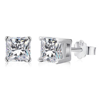 [Bieber Jewelry ]1.0 Carat Radiant Princess Cut Wedding Earrings