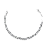 [Bieber Jewelry ]Sparkling Radiant Princess Cut Tennis Bracelet