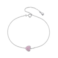 [Bieber Jewelry ]Heart-Shaped Gentle and Versatile Bracelet