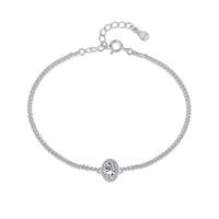[Bieber Jewelry ]Exquisite Oval Shape Bracelet