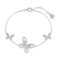 [Bieber Jewelry ]Delicate Butterfly Pendant Bracelet