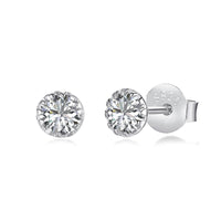 [Bieber Jewelry ]Sparkling Colorful Round Shape Earrings