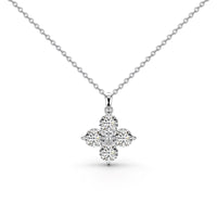 [Bieber Jewelry ]Four-Leaf Clover And Eight-Pointed Star Necklace