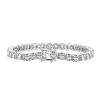[Bieber Jewelry ]Ornate Sparkling Round Cut Wedding Bracelet