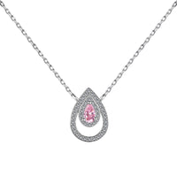 [Bieber Jewelry ]Sparkling Pear Cut Necklace