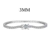 [Bieber Jewelry ]Dainty Charming Round Cut Tennis Bracelet