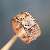 [Bieber Jewelry ]CLOVER KALEIDOSCOPE RING 10MM