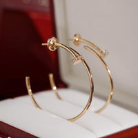 [Bieber Jewelry ]JUSTE EARRINGS DIAMONDS 1.8MM