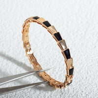 [Bieber Jewelry ]SERPENTI BRACELET PINK GOLD ONYX