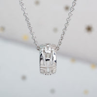 [Bieber Jewelry ]PARENTESI NECKLACE SILVER