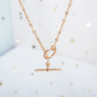 [Bieber Jewelry ]ECHAPPEE NECKLACE PINK GOLD