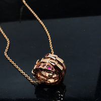 [Bieber Jewelry ]SERPENTI PEDANT NECKLACE