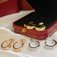 [Bieber Jewelry ]LOVE EARRINGS 5.7MM 2 DIAMONDS