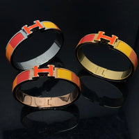 [Bieber Jewelry ]H BRACELET ORANGE RAINBOW CERAMIC