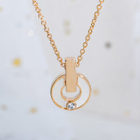 [Bieber Jewelry ]GARI NECKLACE PINK GOLD MOP