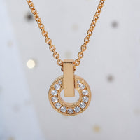[Bieber Jewelry ]GARI NECKLACE PINK GOLD DIAMOND