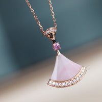 [Bieber Jewelry ]DREAM NECKLACE PINK MOP DIAMOND