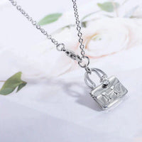 [Bieber Jewelry ]AMULETTE PEDANT SILVER NECKLACE