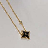 [Bieber Jewelry ]STAR BLACK MOP NECKLACE