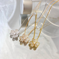 [Bieber Jewelry ]FLOWER DIAMOND NECKLACE