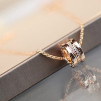 [Bieber Jewelry ]ZERO 1 PINK GOLD DIAMOND NECKLACE