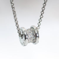 [Bieber Jewelry ]ZERO 1 SILVER DIAMOND NECKLACE