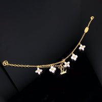 [Bieber Jewelry ]LOGO 6 MOTIF STAR AND SUN GOLD BRACELET