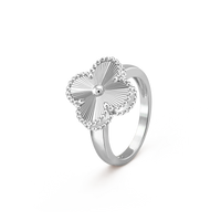 [Bieber Jewelry ]CLOVER SILVER RING