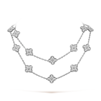 [Bieber Jewelry ]CLOVER 20 MOTIFS DIAMOND SILVER