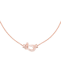[Bieber Jewelry ]FORCE 10 PINK GOLD DIAMOND NECKLACE