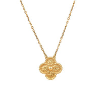 [Bieber Jewelry ]CLOVER 15MM  BRONZING NECKLACE