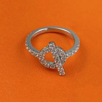 [Bieber Jewelry ]ECHAPPEE RING SILVER DIAMOND