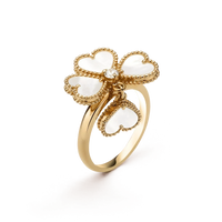 [Bieber Jewelry ]SWEET CLOVER WHITE MOP RING