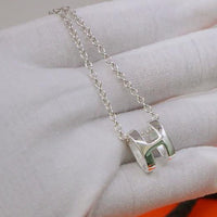 [Bieber Jewelry ]HM NECKLACE H LETTER OVAL SERIES