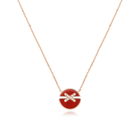 [Bieber Jewelry ]JEUX DE ROSE GOLD DIAMOND NECKLACE
