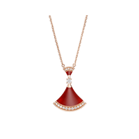 [Bieber Jewelry ]DREAM NECKLACE CARNELIAN DIAMOND