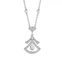 [Bieber Jewelry ]DREAM NECKLACE WHITE DIAMOND SILVER