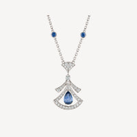 [Bieber Jewelry ]DREAM NECKLACE AGATE DIAMOND SILVER