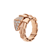 [Bieber Jewelry ]SERPENTI RING PINK GOLD DIAMOND