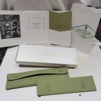 [Bieber Jewelry ]VA CLOVER BRACELET NECKLACE RING BOX GIFT BAG