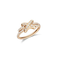 [Bieber Jewelry ]JEUX DE RING PINK GOLD DIAMOND