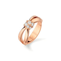 [Bieber Jewelry ]LIENS RING PINK GOLD DIAMOND