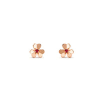 [Bieber Jewelry ]FRIVOLE  FLOWER PINK EARRINGS