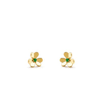 [Bieber Jewelry ]FRIVOLE  FLOWER MALACHITE EARRINGS