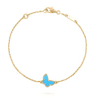 [Bieber Jewelry ]BUTTERFLY TURQUOISE BUTTERFLY BRACELET