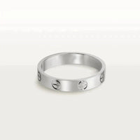 [Bieber Jewelry ]LOVE RING 4MM 1 DIAMOND SILVER